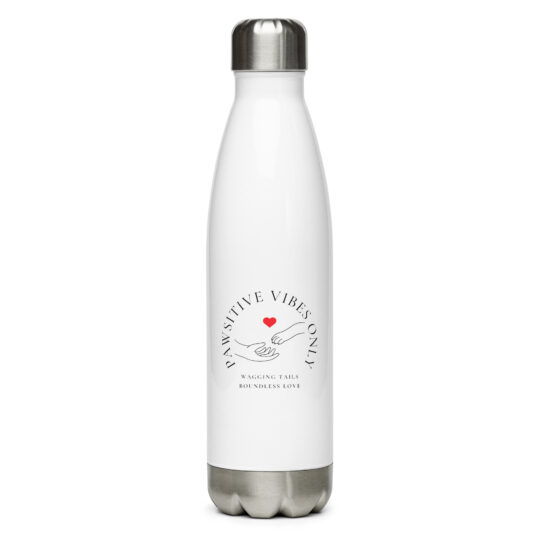 Pawsitive Vibes Stainless steel water bottle