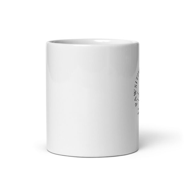 Pawsitive Vibes White glossy mug - Image 3